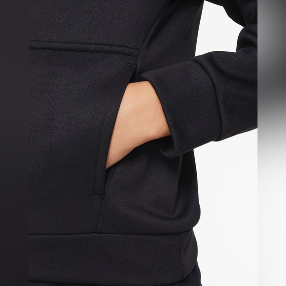 Nike Multi Big Kids' Therma-FIT Pullover Hoodie | Color: Black/White | NEW/NWT - Picture 4 of 10